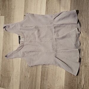 pretty peplum flare top large